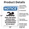 Signmission Pool For Hotel Guests, 10 in W x Rectangle, Aluminum OS-2PACK-NS-A-1014-V-17687 - alternate 3